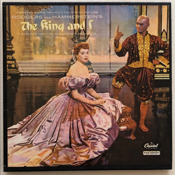 Capitol Other - The King and I Soundtrack Vinyl Vinyl 45 4x Record Set '56